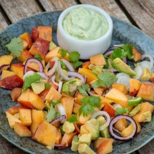 nektarinsalsa med avokado